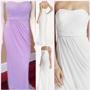 🌟🌟 SALE 🌟🌟 NWT Long Strapless Dress with Side Draping